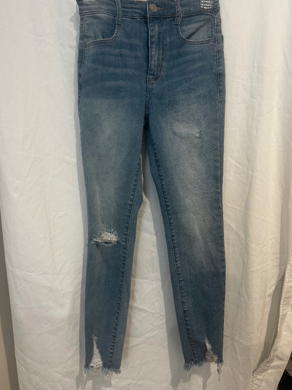 Garage Skinny Distressed Jeans SZ 0 Effortlessly Cool Ankle Length